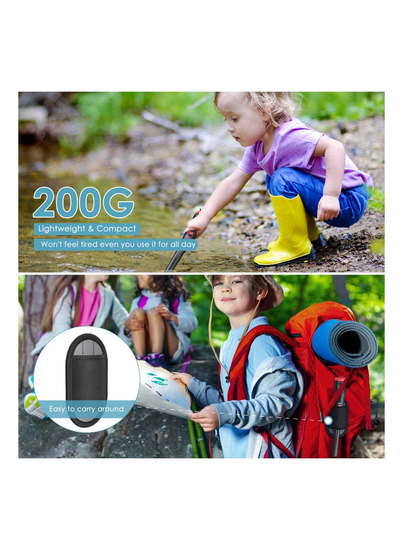 Metal Detector Pinpointer, SYOSI Lightweight Pinpointer Metal Detectors with 360°Detect Probe Buzzer Vibration, High Sensitivity Kids Metal Detector for Locating Gold Coin Treasure Hunting - Image 2