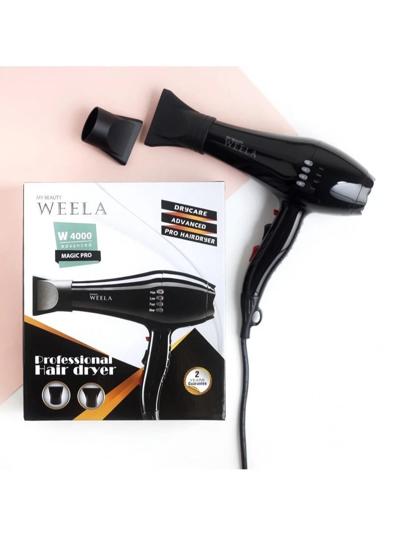 WEELA Professional Hair Dryer W‑4000 Magic Pro – DryCare Advanced - Image 1