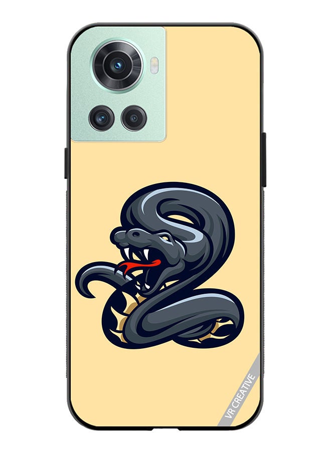VR CREATIVE Protective Case Cover For OnePlus 10R Snake Design Multicolour - Image 1