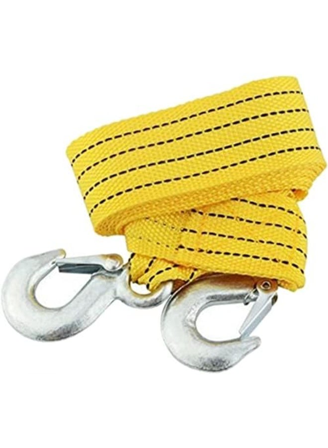 Car Towing Rope Wire – Heavy Duty 3 Ton Capacity with 1 Year Warranty – Easy and Safe for Emergency Use