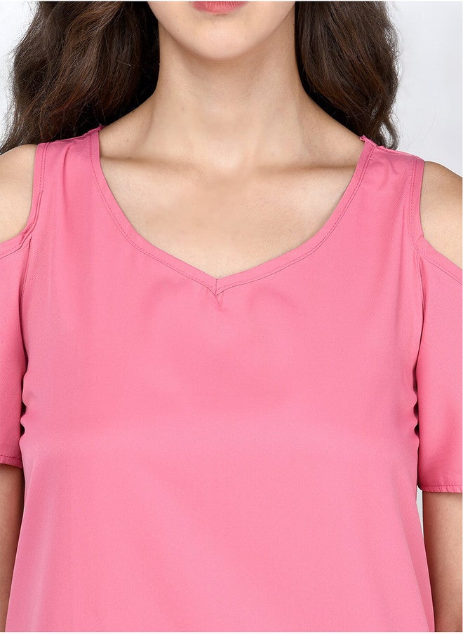 CHIMPAAANZEE Pink Solid Top - Image 2