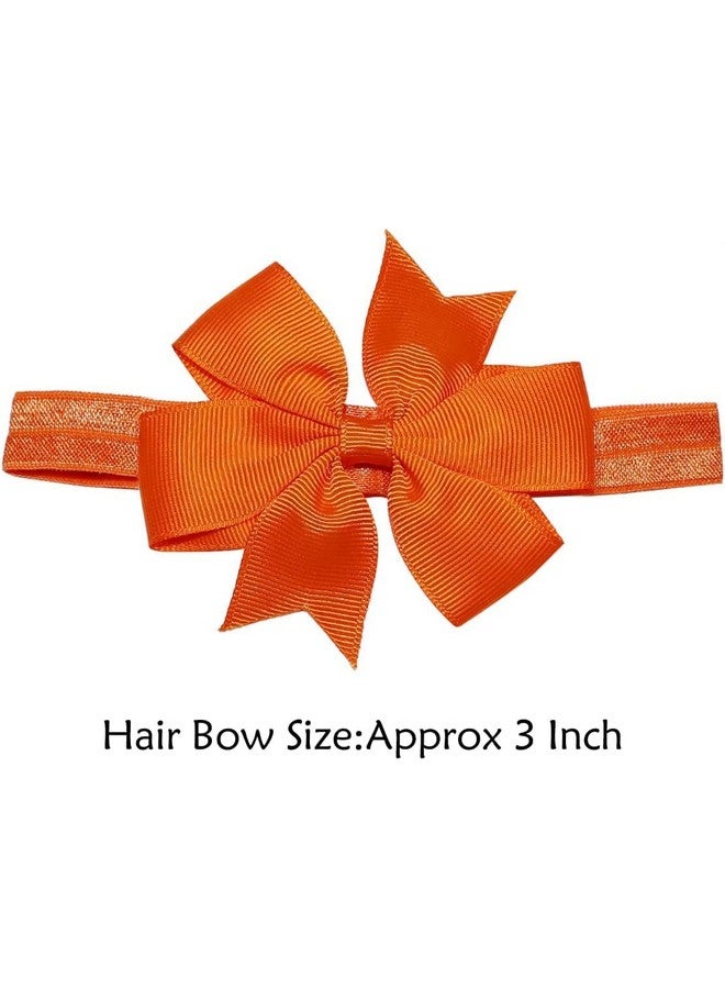 WillingTee Hairband, Baby Girls Headbands 3Inch 40 Colors Grosgrain Ribbon Hair Bows Choice for Baby Girls Infants Toddler Kids Teens and Children - Image 3