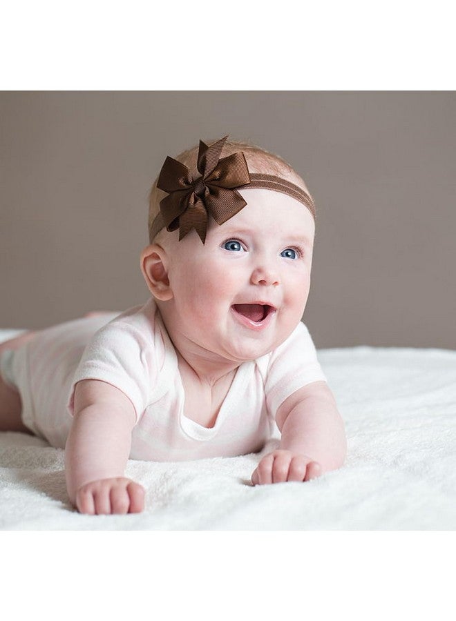 WillingTee Hairband, Baby Girls Headbands 3Inch 40 Colors Grosgrain Ribbon Hair Bows Choice for Baby Girls Infants Toddler Kids Teens and Children - Image 5