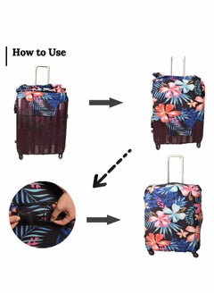 Y&D Luggage Cover, Water-Washable Suitcase Spandex Elastic Protective Covers Travel Accessories Suitable for 18-32 Inch Trolley Case  - Image 2