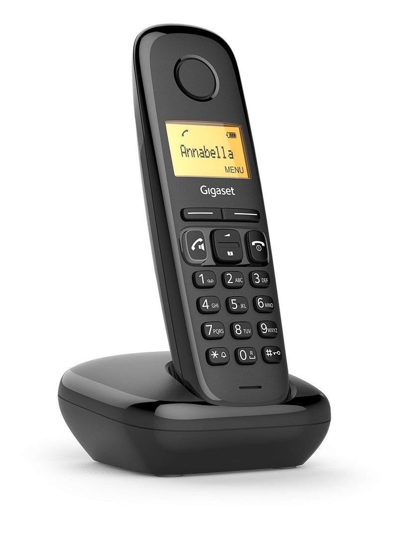 Gigaset - Digital Cordless Phone For Home, Office And Hotels A270 Black - Image 1