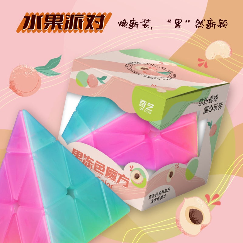 Qiyi Jelly Series Rubik'S Cube 2345 Revolving Rubik'S Cube Pyramid Oblique Special-Shaped Rubik'S Cube Toy - Image 4