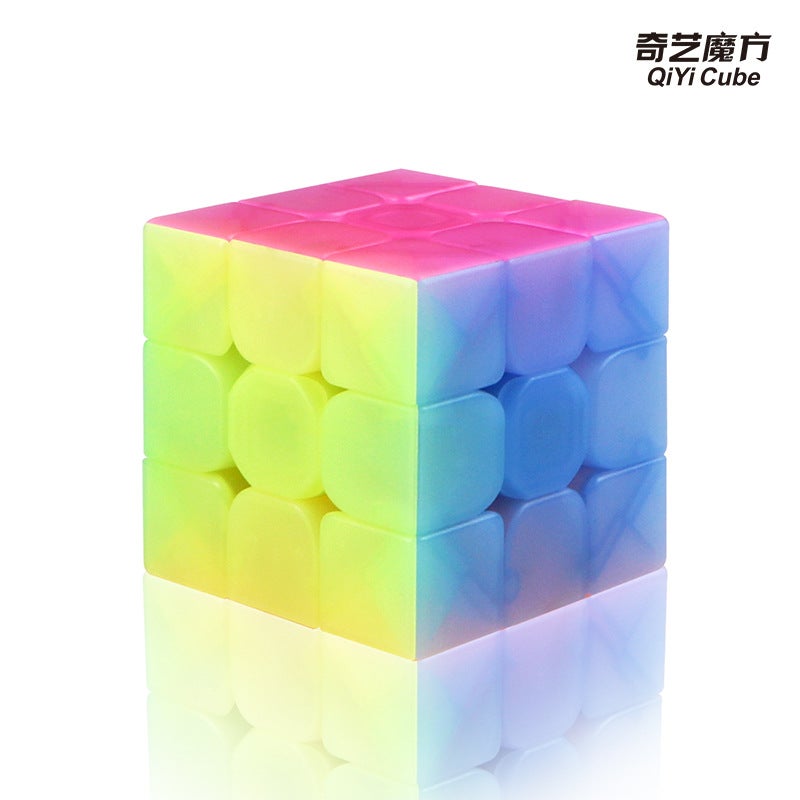 Qiyi Jelly Series Rubik'S Cube 2345 Revolving Rubik'S Cube Pyramid Oblique Special-Shaped Rubik'S Cube Toy - Image 1