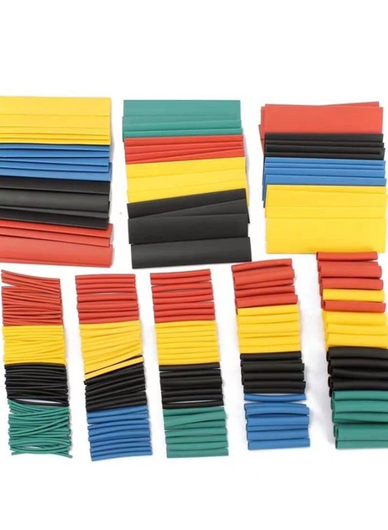 Heat Shrink Tubing Kit Heat Shrink Tubing for Wrapping Wires and Electrical Insulation, Assorted Cable Wrap Tubing Kit for Crafts, 164 Pieces - Image 1
