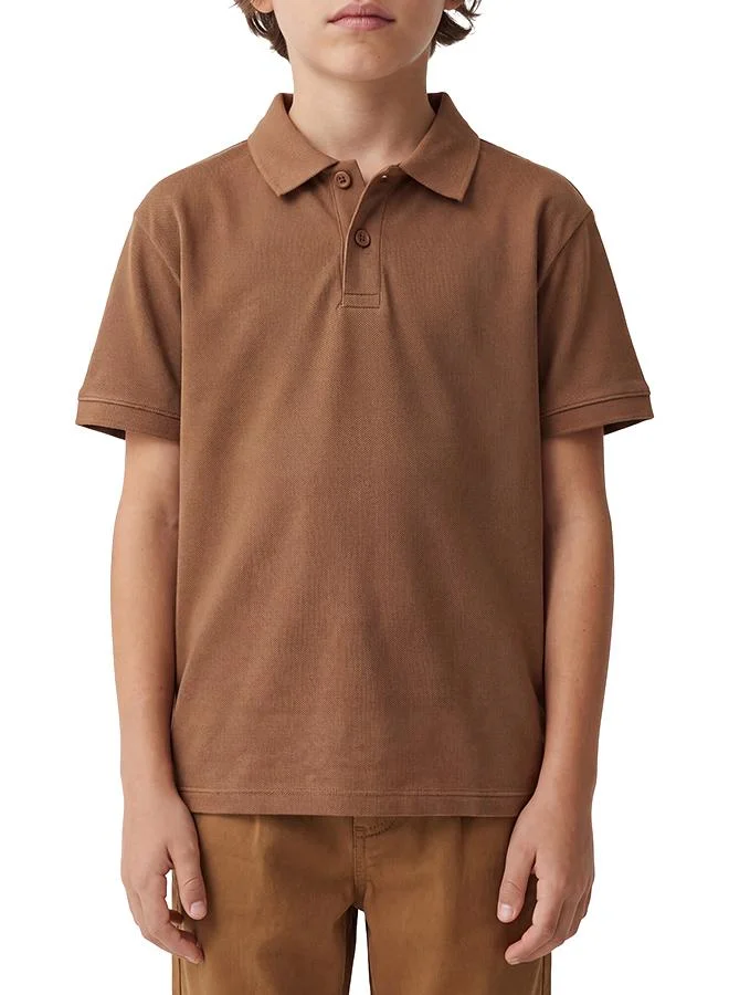 كوتون Basic Polo T-Shirt
