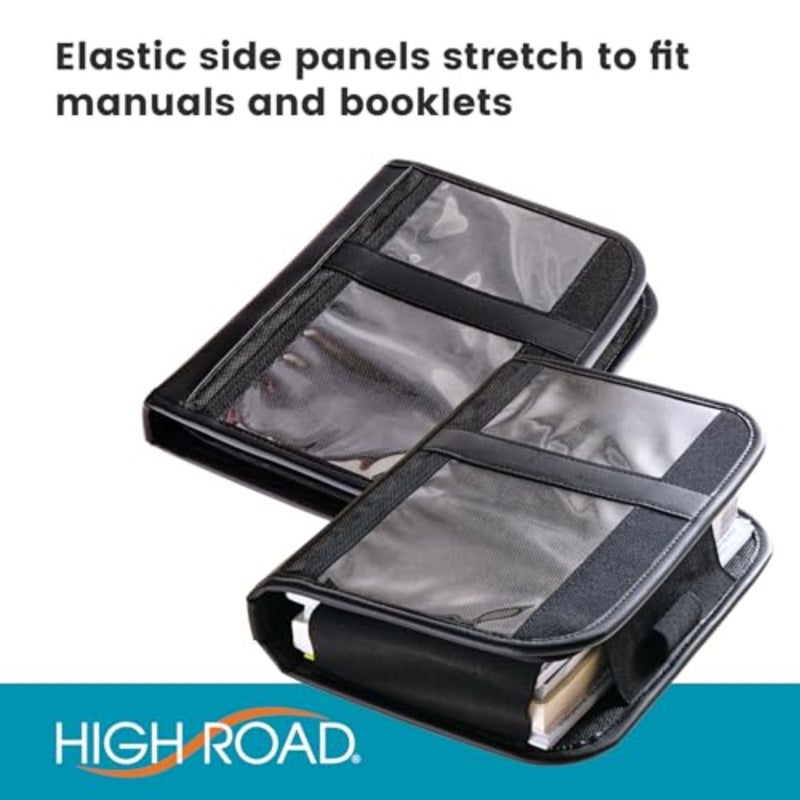Glove Box Organizer and Car Manual Holder - Insurance and Registration Holder for Glove Box with Clear Pockets for Quick Access to Car Documents and Expandable Manual Holder - Image 5