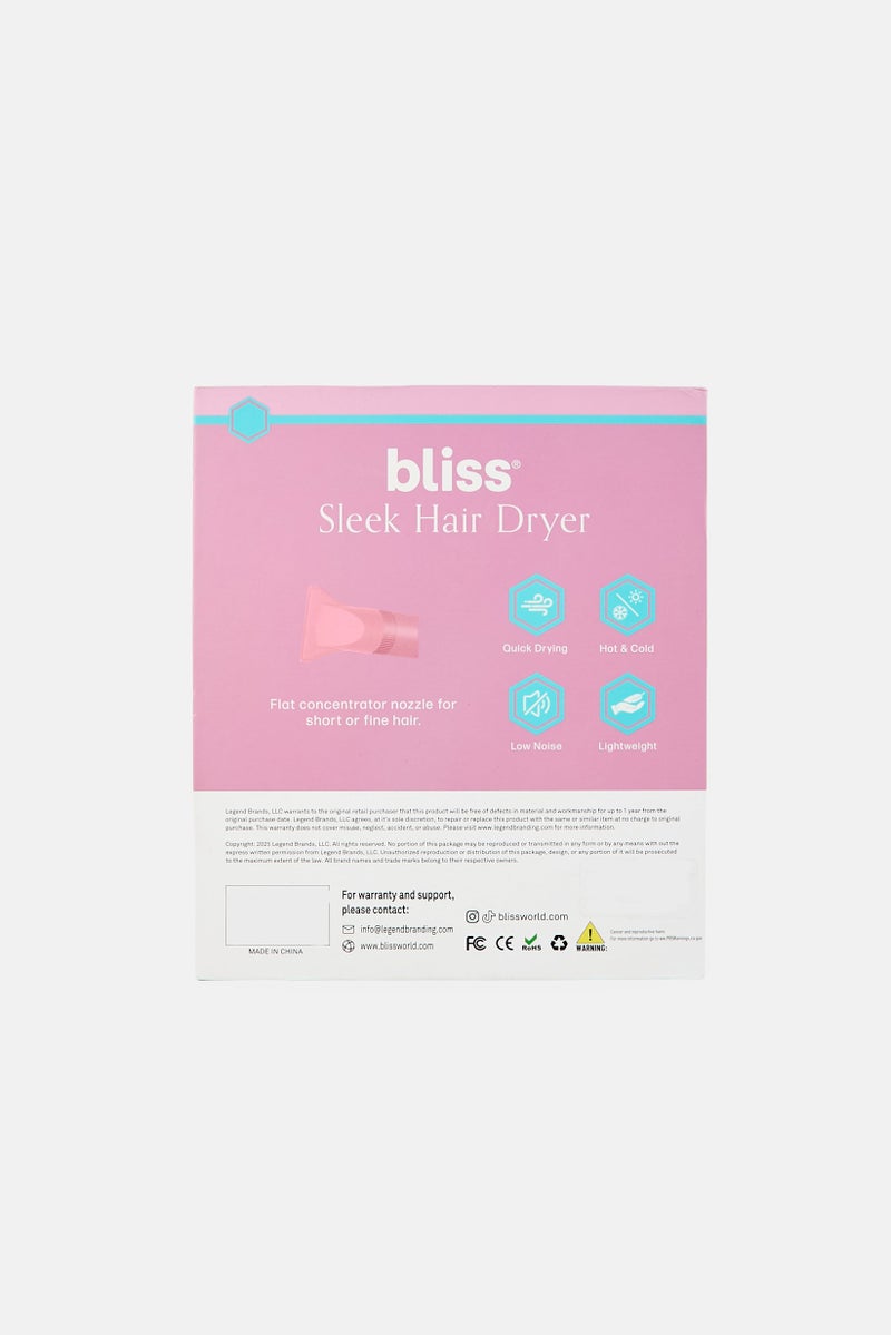 BLISS مجفف شعر أنيق، وردي - Image 2