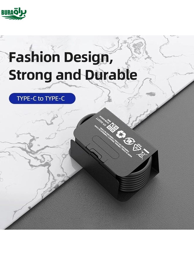 BURAQ XJ-70 45W 5A USB-C / Type-C to Type-C Super Fast Charging Cable, Length: 1m  - Image 4