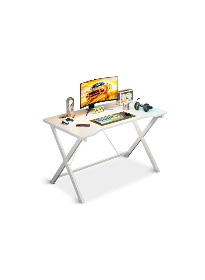 NEWLAN Modern Minimalist Gaming Desk Office Desk, Sturdy and Stable, Easy to Clean, Ideal for Gaming and Home Office Use. 100*75*54.5cm - Image 1
