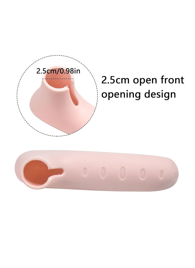 2 PCS Baby Safety Equipment Door Handle Cover, Silicone Door Handle Glove Cover, Thicker Door Knob Protector, Anti-Static, Food Grade Silicone (Brown)  - Image 4