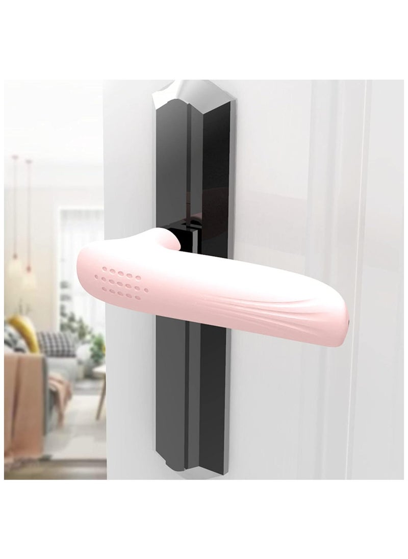 2 PCS Baby Safety Equipment Door Handle Cover, Silicone Door Handle Glove Cover, Thicker Door Knob Protector, Anti-Static, Food Grade Silicone (Brown)  - Image 5