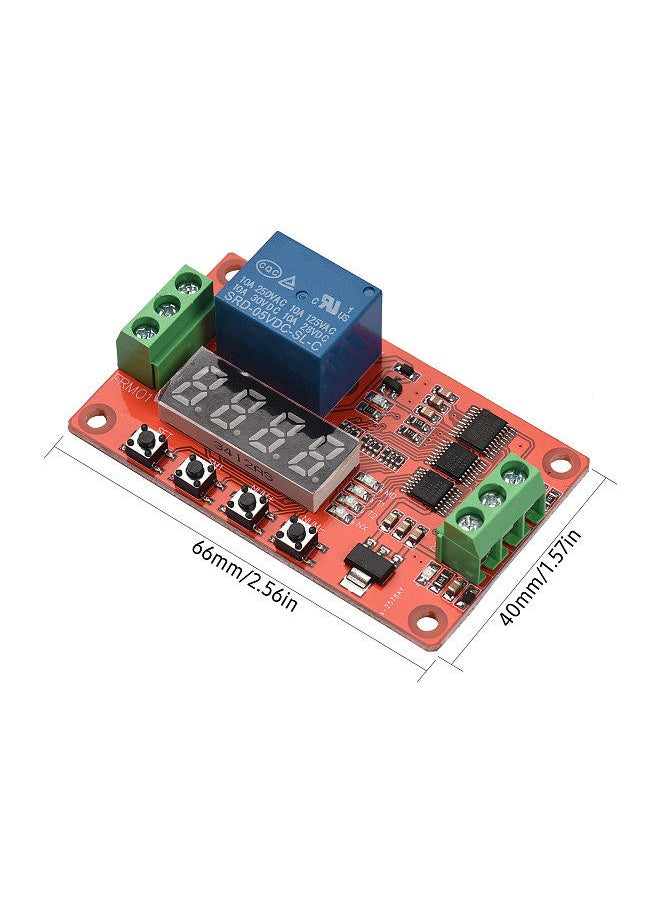 Generic - FRM01 Relay Module Timing/Delay/Cycle/Self-lock Multi-function Relay Control PCB Board,12V - Image 1