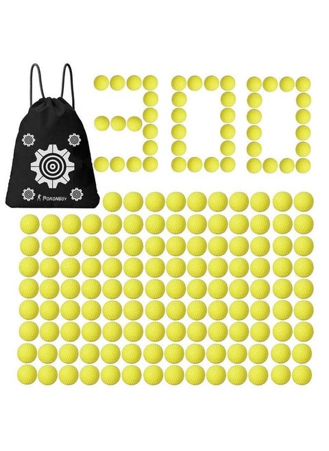 300 Rounds Refill Pack Balls Ammo Compatible With Nerf Rival Gun Foam Bullet Ball Replacement Refill Pack For Blasters Guns