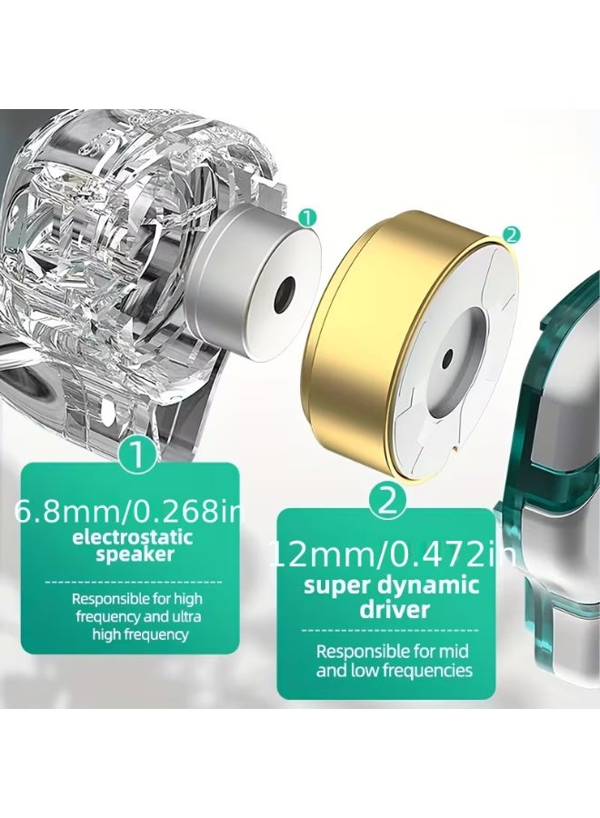 KZ ZES – Electrostatic + Dynamic Hybrid Hi-Fi Earphones | 12mm Large-Size Moving Coil Unit, High-Fidelity - Image 4