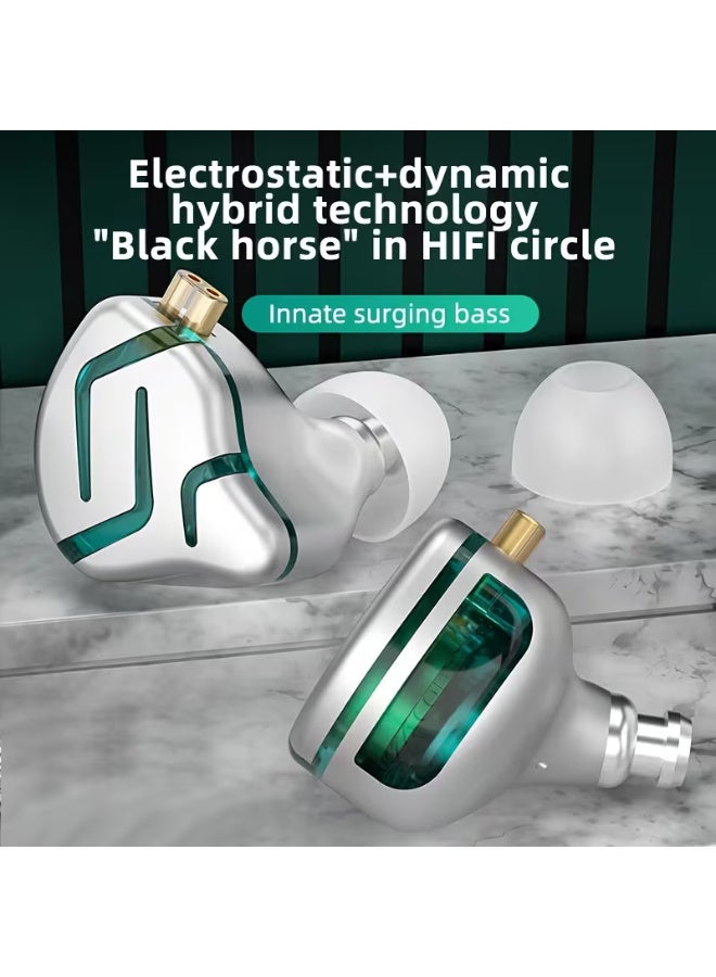 KZ ZES – Electrostatic + Dynamic Hybrid Hi-Fi Earphones | 12mm Large-Size Moving Coil Unit, High-Fidelity - Image 3