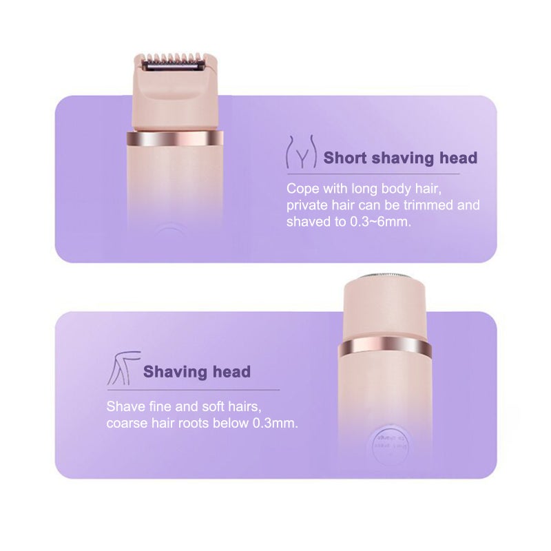 Double Head Electric Shaver Lip Hair Armpit Hair Shaver Private Intimate Epilator Leg Hair Trimmer - Image 4