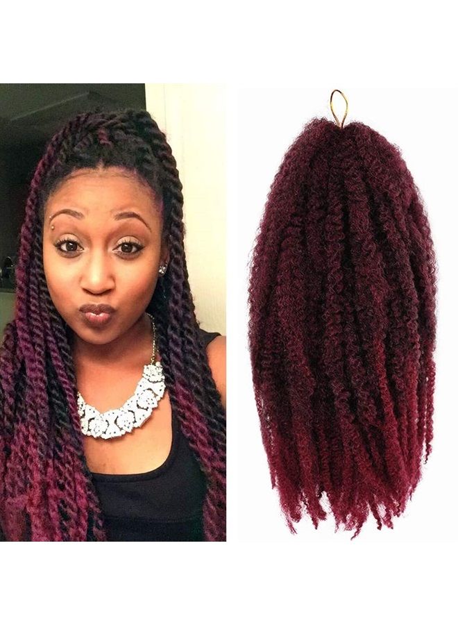 BAISAI 3 Pack Marley Braiding Hair Tbug Marley Twists Hair 18 Inch Long Afro Kinky Marley Hair for Women Twists Crochet Hair(Tbug#) - Image 1