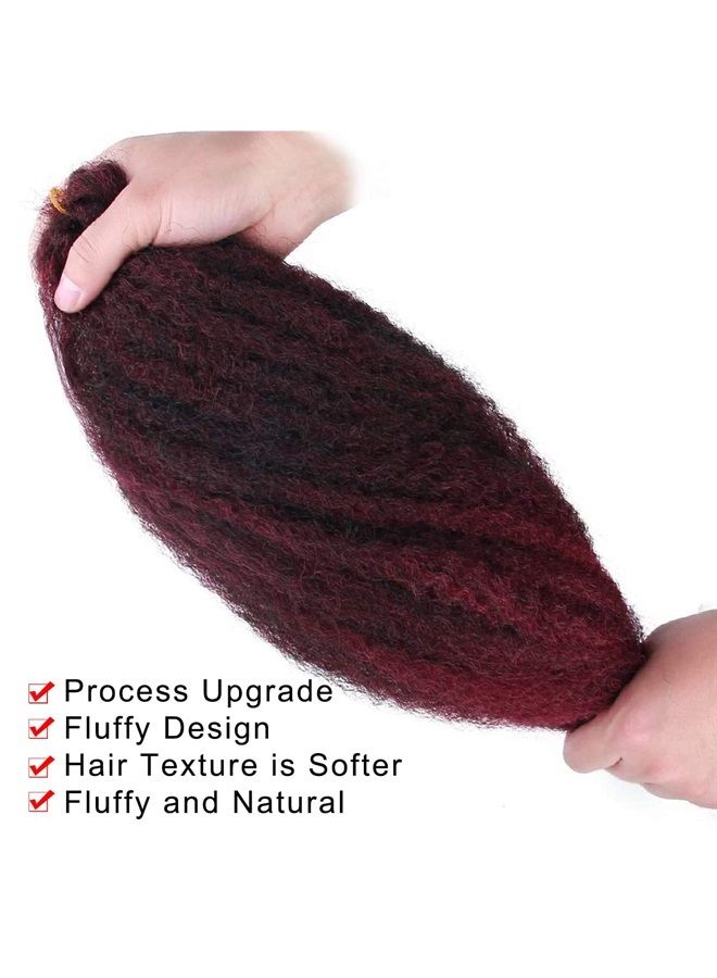 BAISAI 3 Pack Marley Braiding Hair Tbug Marley Twists Hair 18 Inch Long Afro Kinky Marley Hair for Women Twists Crochet Hair(Tbug#) - Image 4