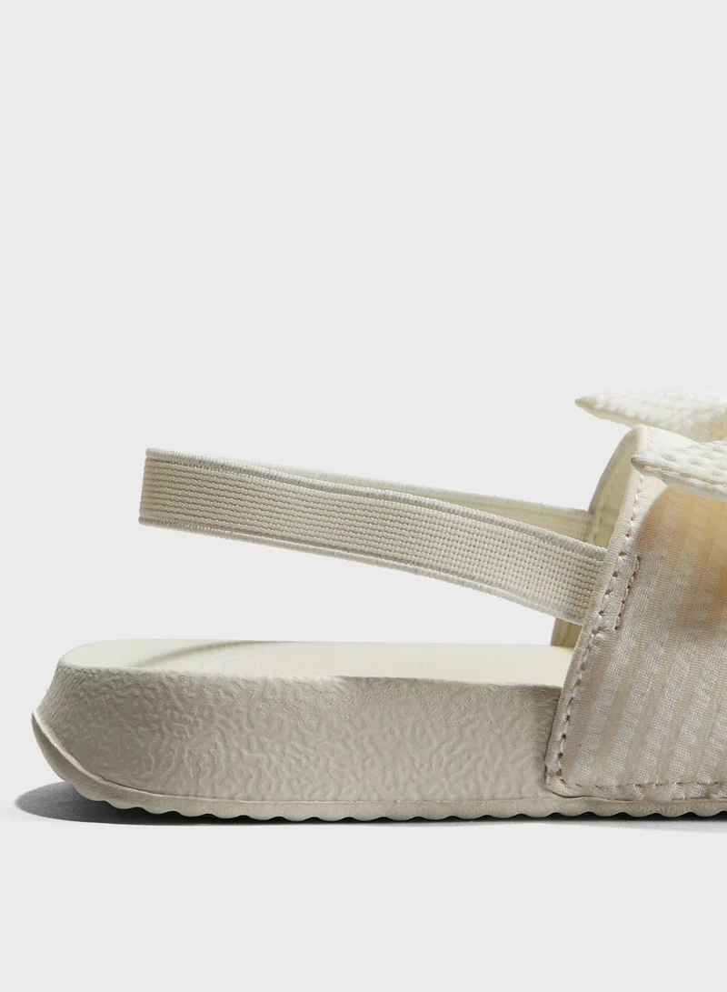 H&M Pool bow detail slides