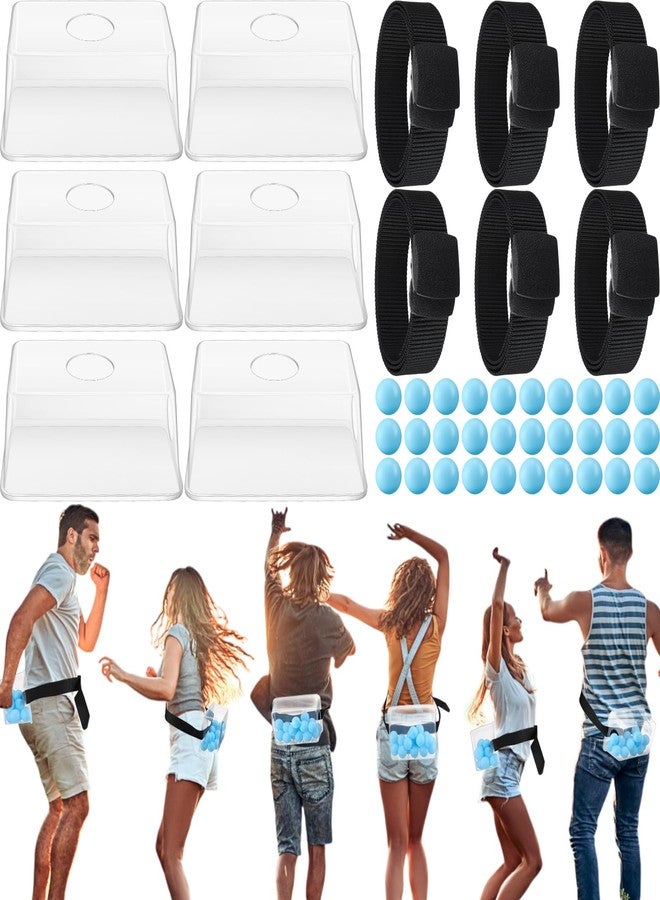 Vinsot 6 Sets Baby Shower Games Bridal Funniest Baby Shower Play, Interactive Shaking Balls for Boy or Girl, Table Tennis Twerk Game (Blue) - Image 1