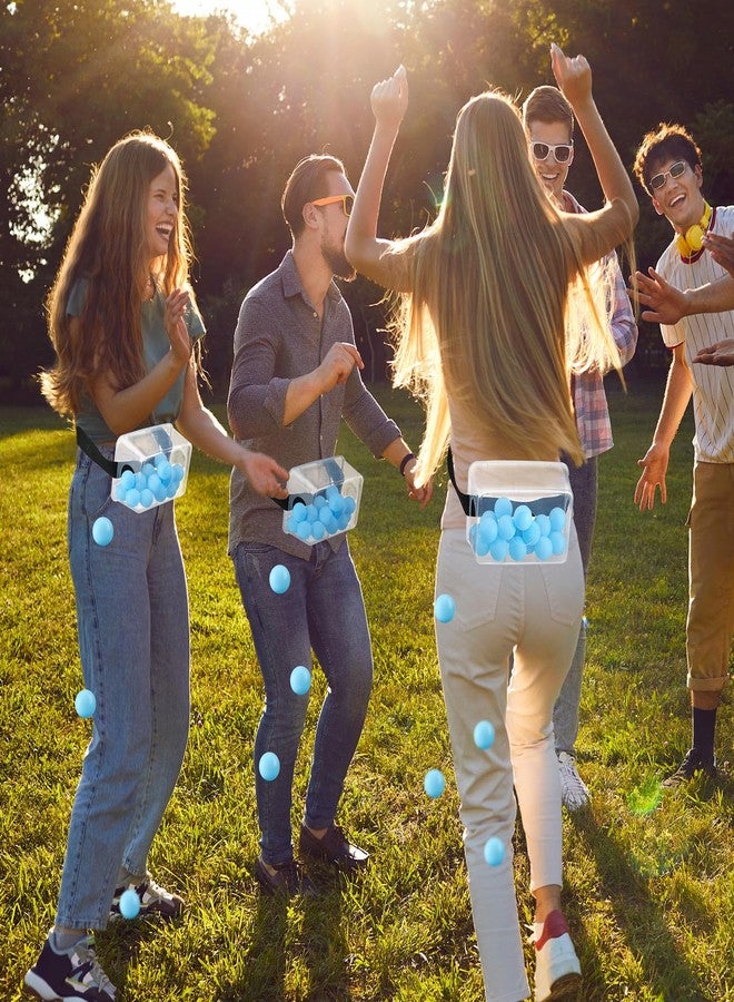 Vinsot 6 Sets Baby Shower Games Bridal Funniest Baby Shower Play, Interactive Shaking Balls for Boy or Girl, Table Tennis Twerk Game (Blue) - Image 4