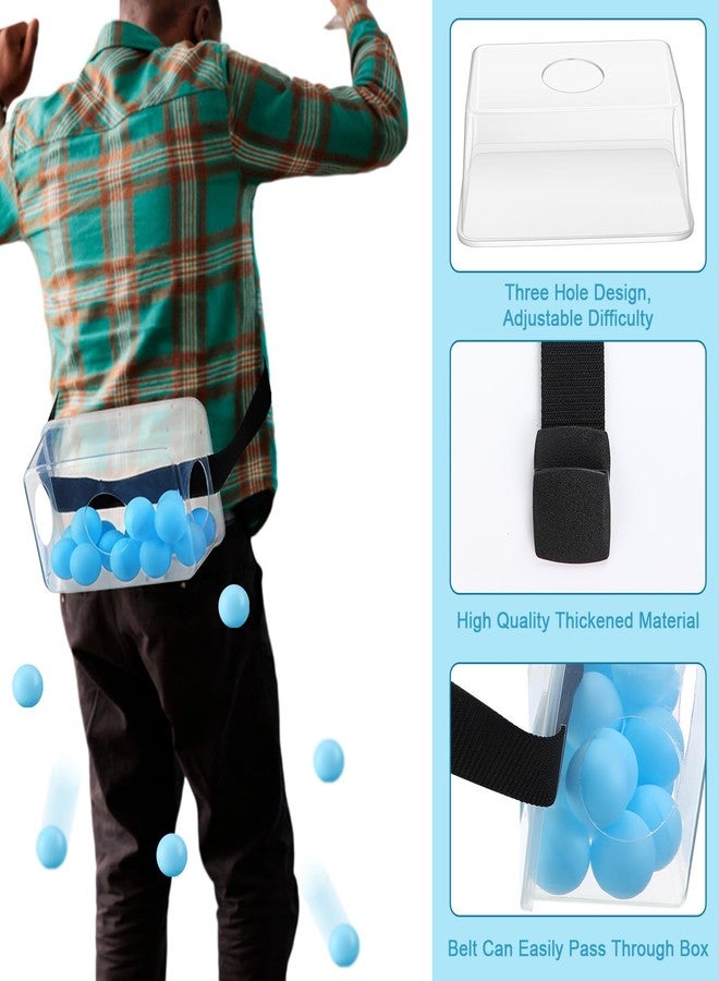 Vinsot 6 Sets Baby Shower Games Bridal Funniest Baby Shower Play, Interactive Shaking Balls for Boy or Girl, Table Tennis Twerk Game (Blue) - Image 2