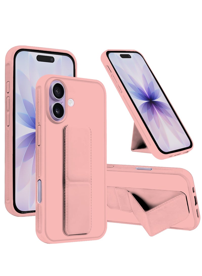 3 Packs Premium PU Leather Case for iPhone 17 with Stand Function Shockproof and Anti Scratch Finger Grip with Two 3D Screen Protector - Image 2