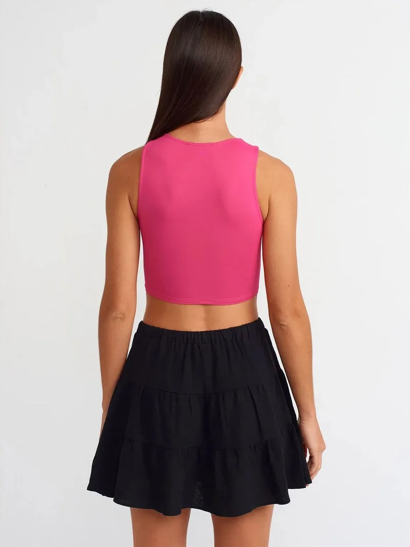 ديلفين Dilvin Slim Fit Crop Top