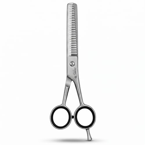 DANIAL Professional Hair Single Thinning Scissor 6.5 Inch | Stainless Steel Barber Thinning Shear | Adjustable Screw | Ergonomic Handle with Finger Rest - Image 1