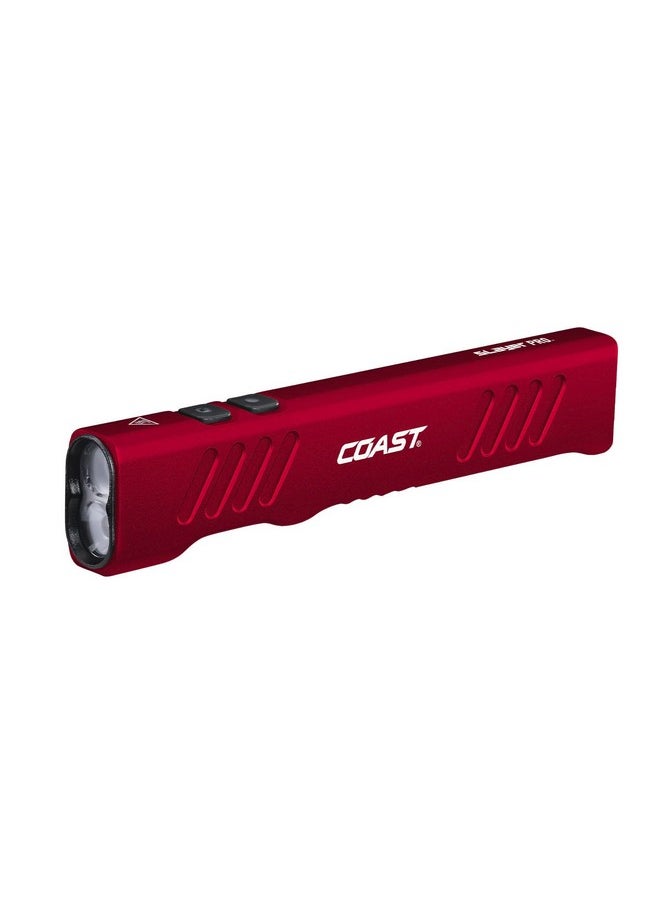 Coast Coast Slayer 1150 Lumen USB-C Rechargeable LED Flashlight with Spot/Flood, Memory Mode and Pocket Clip, RED  - Image 1