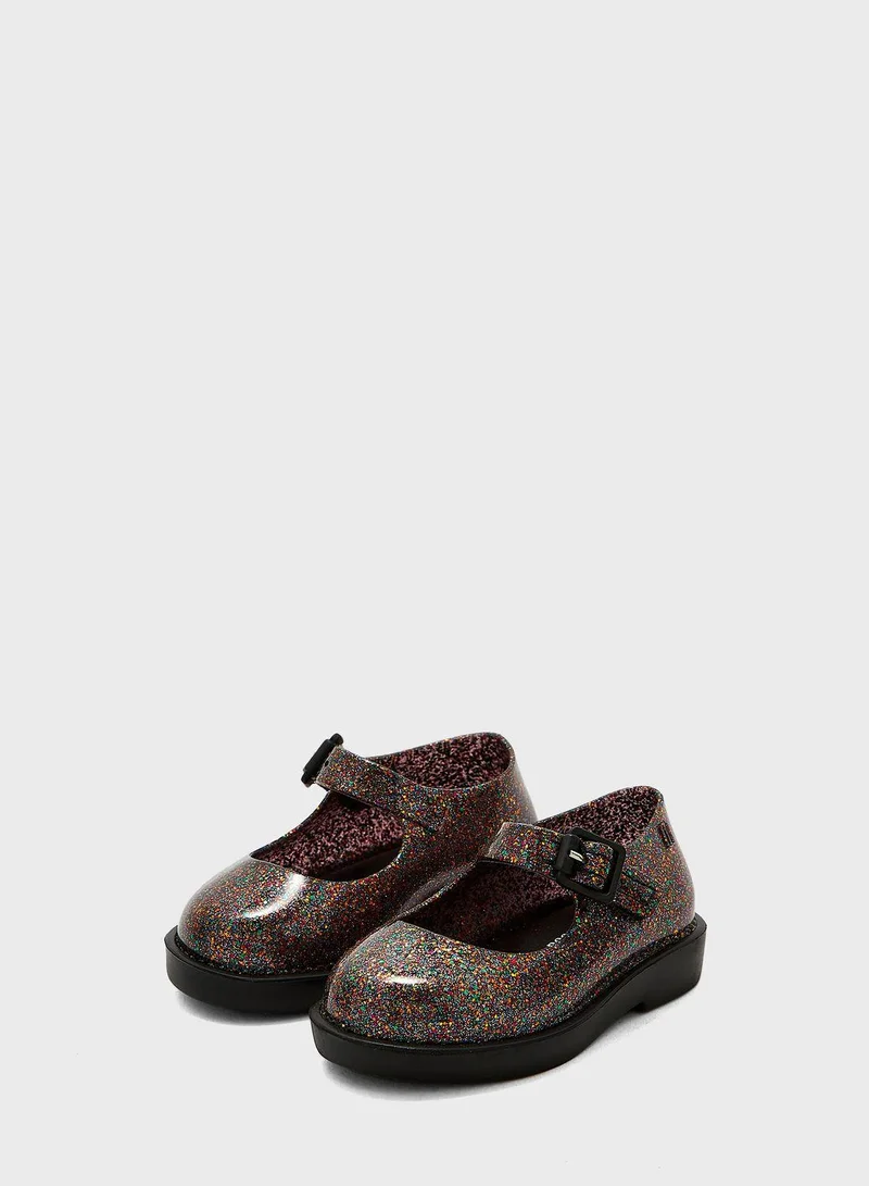 Mini Melissa Infant Glitter Sandals