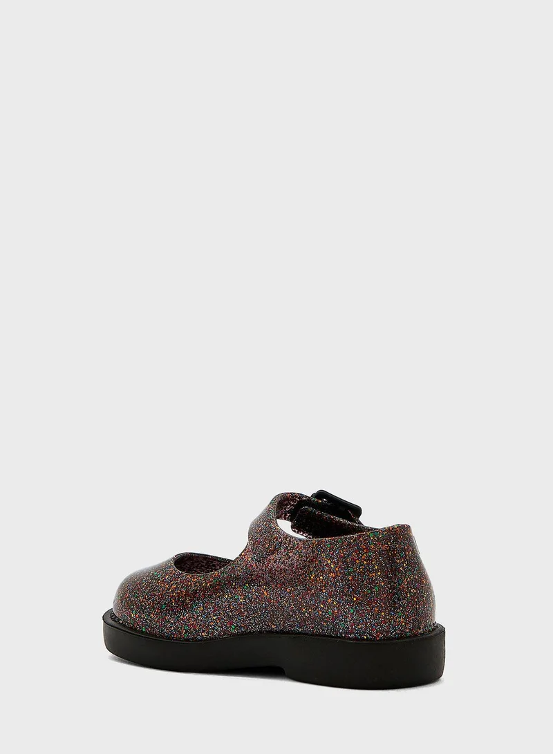 Mini Melissa Infant Glitter Sandals