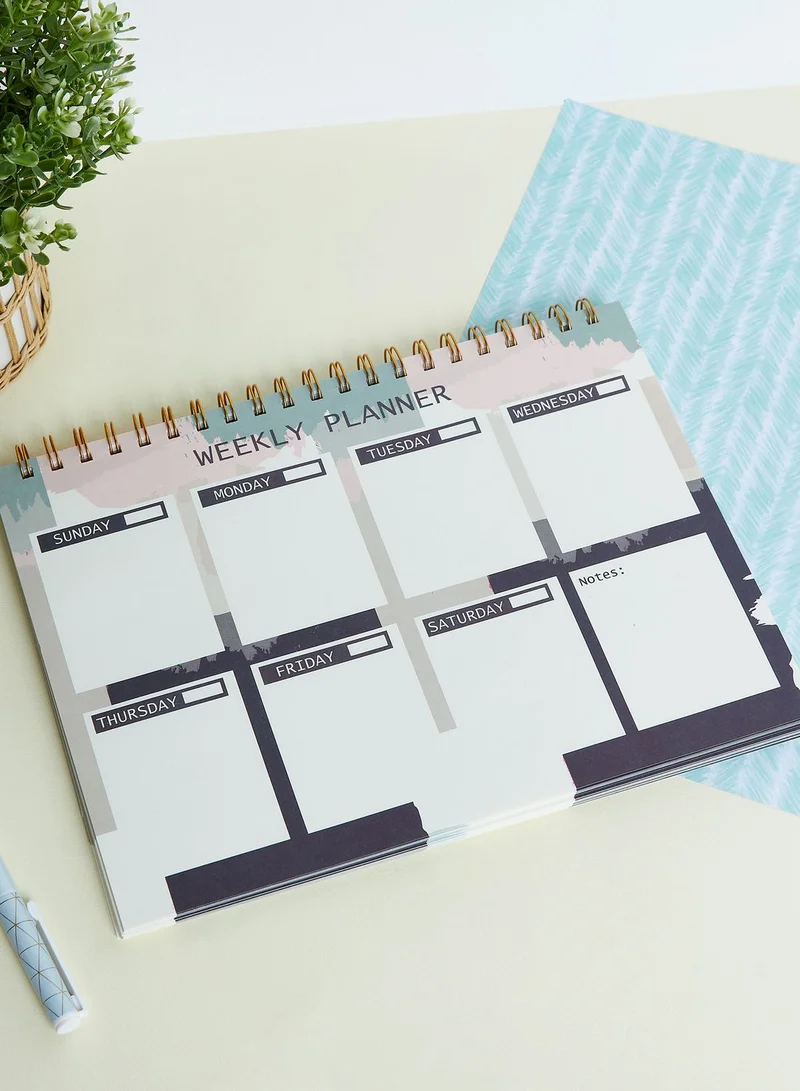 AURORA Abstract Weekly Planner