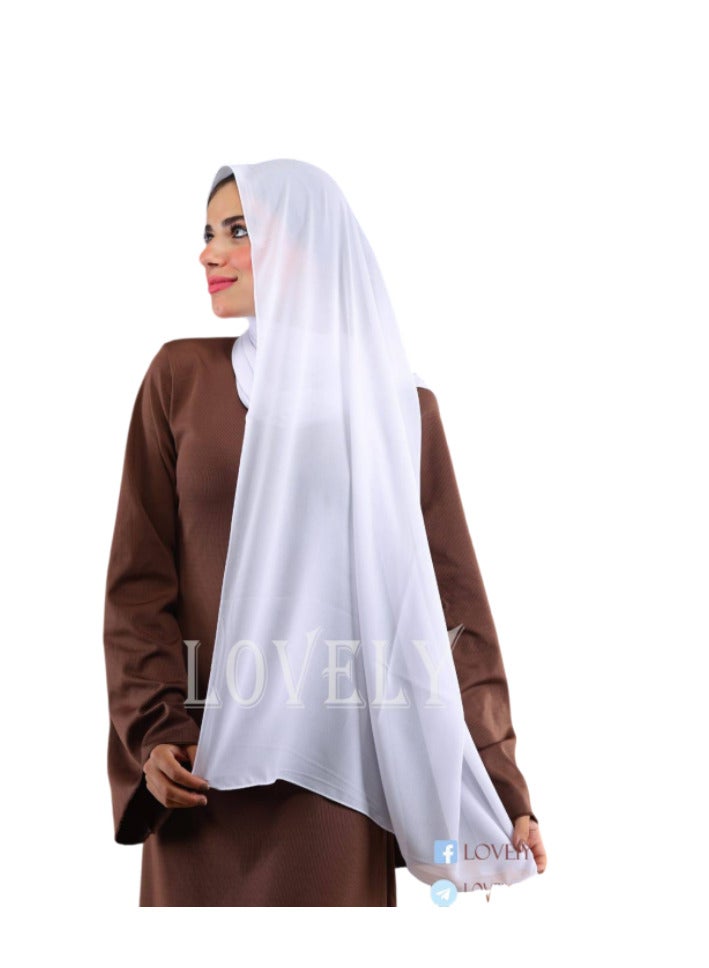 Premium Soft Royal Chiffon Hijab - Elegant Drape & Full Coverage - Multi Colors - Image 4