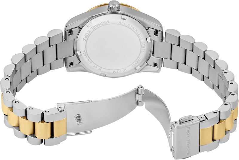 مايكل كورس Women Michael Kors Women's Lexington Lux Multifunction Two-Tone Stainless Steel Bracelet Watch MK4925 - Image 4