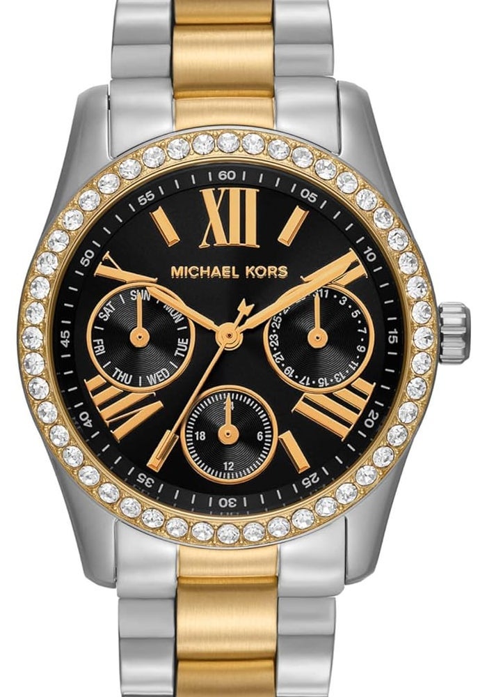 مايكل كورس Women Michael Kors Women's Lexington Lux Multifunction Two-Tone Stainless Steel Bracelet Watch MK4925 - Image 1