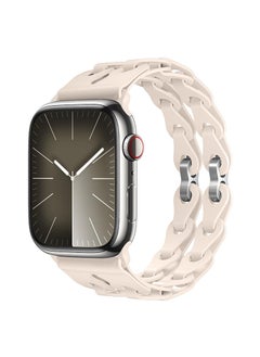 Y&D For Apple 42/44/45/49mm Fashion Hollow Silicone Bracelet Strap  - Image 2