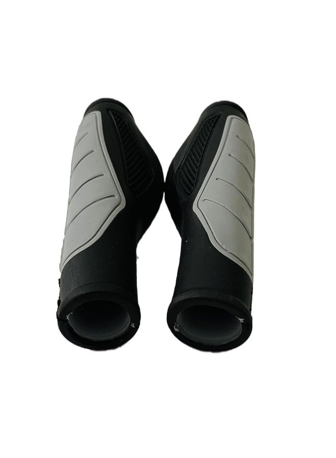 Aywal Bicycle Handle Grip 12.5cm Length Dual Color Black-Grey Non Toxic Soft Rubber Anti-Slip MTB/City Bicycle Bike - Image 3
