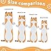 SNOWOLF Cute Long Cat Plush Body Pillow Kawaii Cat Plushie Toys Cuddle Cartoon Stuffed Animals Soft Kitten Throw Pillow Doll Gift for Kids Girls Boys 355 Orange - Image 4