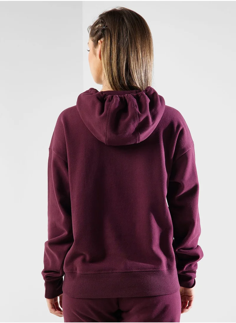DKNY Sport Logo Pocket Detail Hoodie