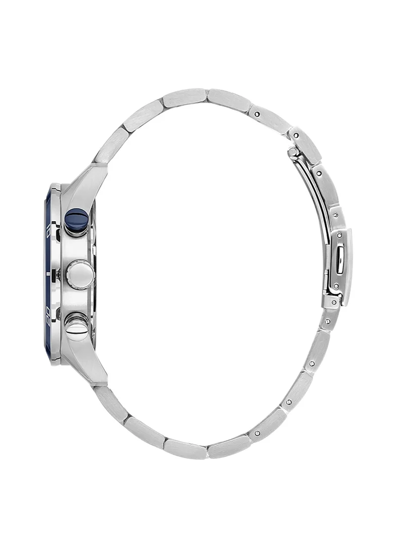 SANTA BARBARA POLO & RACQUET CLUB Santa Barbara Polo & Racquet Club - Men's Watch | Stainless Steel Band with Steel Case | Analog | Round Dial | Mineral Glass | Japanese Quartz | Water Resistance 50 Meters