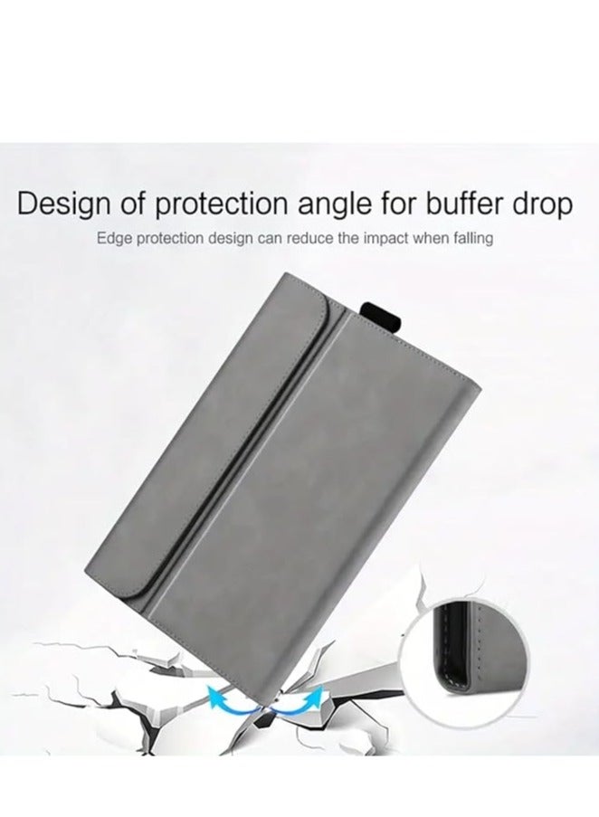 غلاف لجهاز Microsoft Surface Pro 9 بحجم 13 بوصة لعام 2022، حافظة رفيعة وخفيفة الوزن متعددة الزوايا للاستخدام العملي. - Image 5