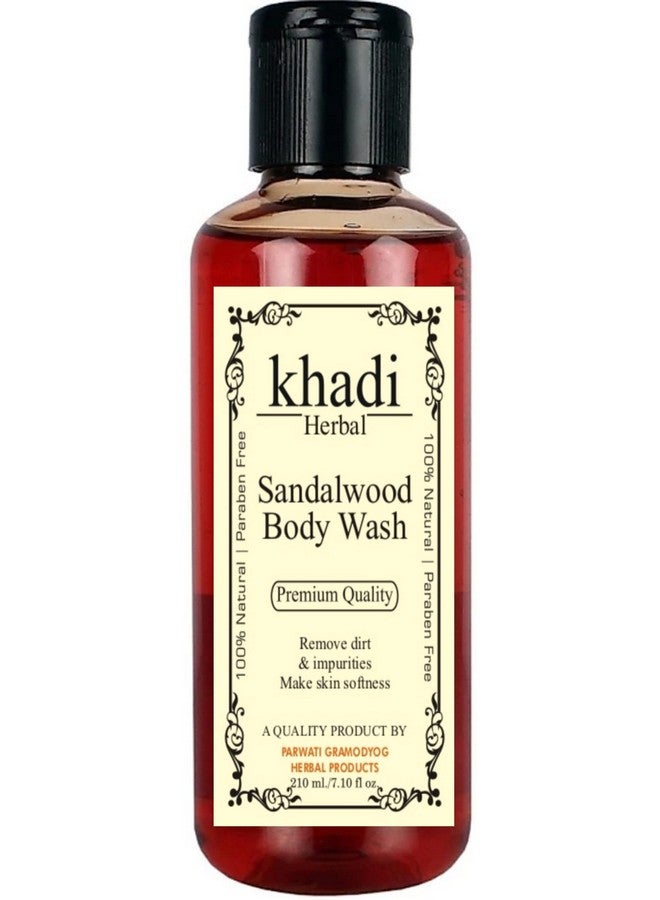 Khadi Herbal Herbigiri Herbal Glowing Skin Body Wash, Enriched With Sandalwood Extracts Soap-Free, Paraben-Free, Ph Balanced Shower Gel (630 Ml) - Image 2