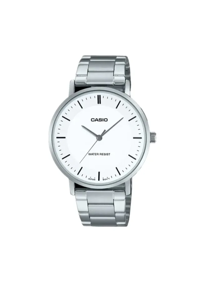 كاسيو Men's Stainless Steel Analog Watch MTP-VT04D-7EDF - 40 mm