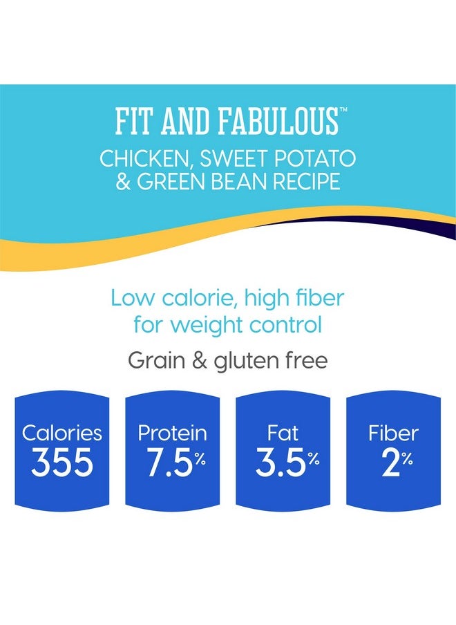 solid gold - Weight Management Dog Food  Fit & Fabulous Wet Grain Free Dog Food Made With Real Chicken, Sweet Potato And Green Bean  For Weight Control And Dogs With Sensitive Stomachs - Image 1