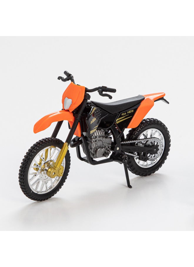 Generic 118 Alloy Motorcycle Model Children's Toy Display Gliding Car Model Boys Toy Base-Color:1098s Black 810  - Image 5